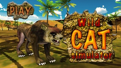 Emulate iPhone app Wild Cat Simulator - Animal Survival Game using MyAndroid