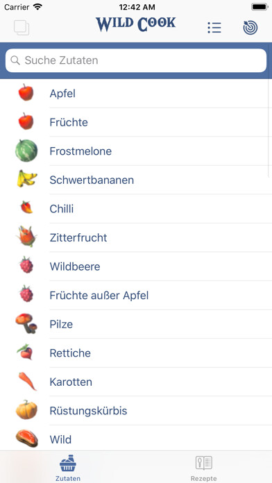 Emulate iPhone app Wild Cook using MyAndroid