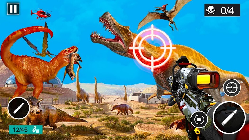 Run android online APK Wild Dino Hunting - Dino Games from MyAndroid or emulate Wild Dino Hunting - Dino Games using MyAndroid