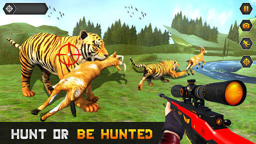 Run android online APK Wild Dinosaur Hunter Games from MyAndroid or emulate Wild Dinosaur Hunter Games using MyAndroid