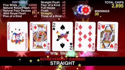 Emulate iPhone app Wild Dream Poker - Deuces Wild using MyAndroid
