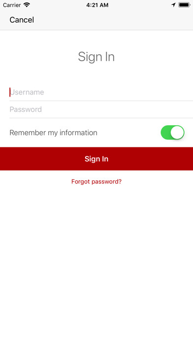 Emulate iPhone app Wild Fig Rewards using MyAndroid