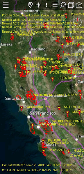 Run android online APK Wildfire Locations Now from MyAndroid or emulate Wildfire Locations Now using MyAndroid