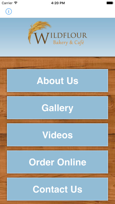 Emulate iPhone app Wildflour Bakery & Cafe using MyAndroid Emulate iPhone app Wildflour Bakery & Cafe using MyAndroid