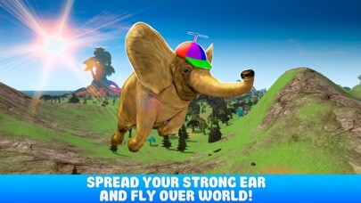 Emulate iPhone app Wild Flying Elephant Simulator 3D using MyAndroid