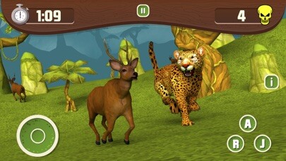 Emulate iPhone app Wild Forest Cheetah Simulator using MyAndroid
