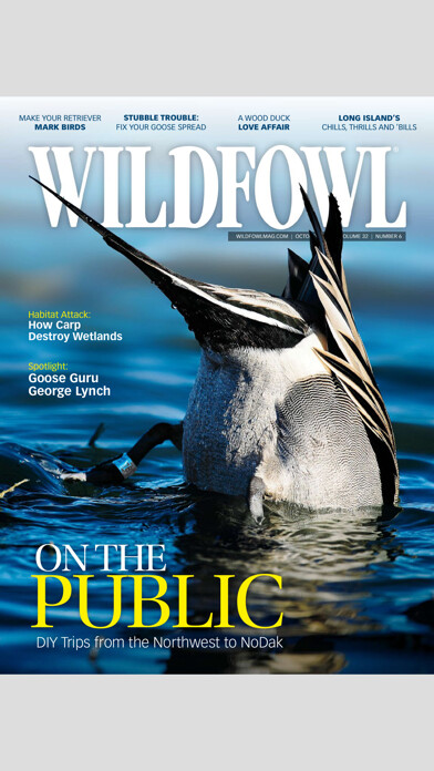 Emulate iPhone app Wildfowl Magazine using MyAndroid Emulate iPhone app Wildfowl Magazine using MyAndroid