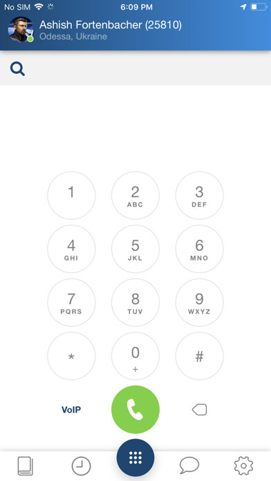 Emulate iPhone app Wildix Collaboration Mobile using MyAndroid