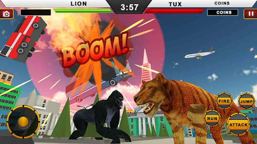 Run android online APK Wild Lion Rampage : Lion City Attack Simulator from MyAndroid or emulate Wild Lion Rampage : Lion City Attack Simulator using MyAndroid