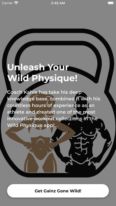 Emulate iPhone app Wild Physique using MyAndroid