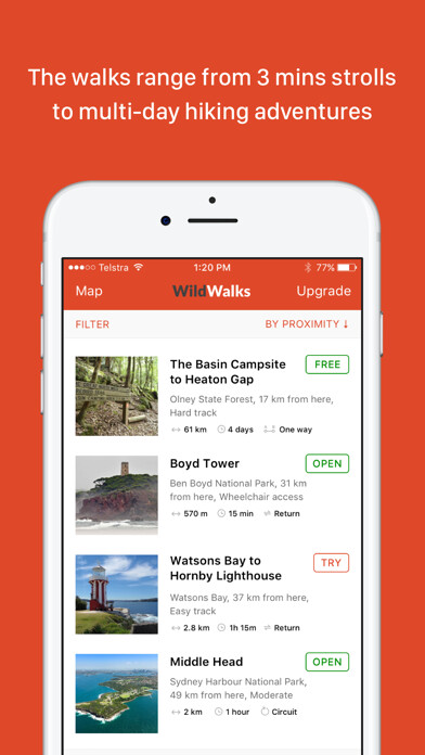 Emulate iPhone app Wildwalks using MyAndroid
