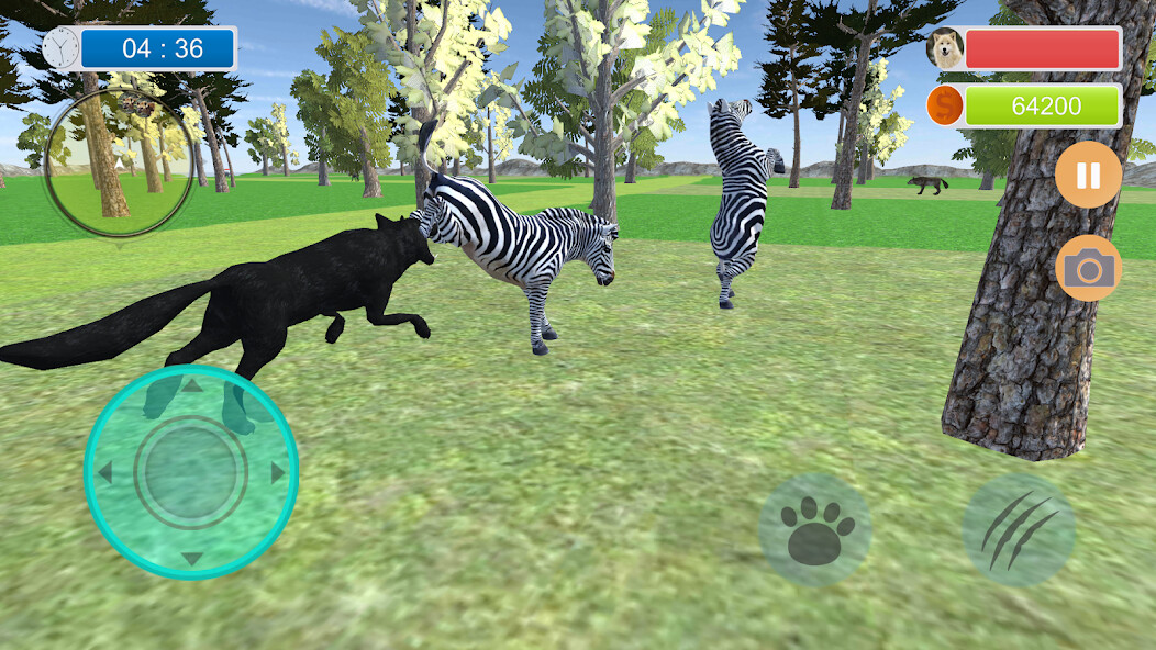 Run android online APK Wild Wolf Attack Simulator 3D from MyAndroid or emulate Wild Wolf Attack Simulator 3D using MyAndroid