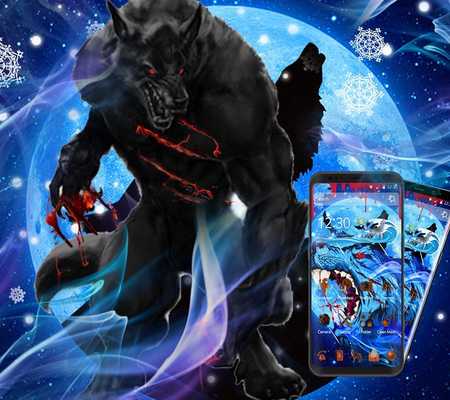 Emulate Android APK Wild Wolf Theme Blue Blood Drops Wallpaper Emulate Android APK Wild Wolf Theme Blue Blood Drops Wallpaper