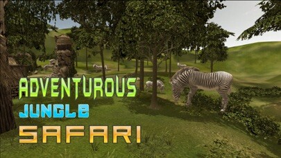 Emulate iPhone app Wild Zebra Hunter Simulator – Hunt animals in this jungle simulation game using MyAndroid