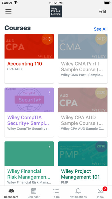 Emulate iPhone app Wiley Exam Prep using MyAndroid