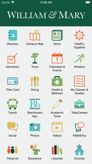 Emulate iPhone app William & Mary Mobile using MyAndroid