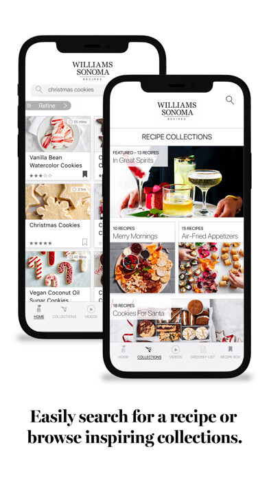 Emulate iPhone app Williams Sonoma Recipes using MyAndroid Emulate iPhone app Williams Sonoma Recipes using MyAndroid