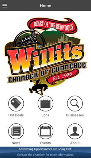 Run android online APK Willits Chamber of Commerce from MyAndroid or emulate Willits Chamber of Commerce using MyAndroid Run android online APK Willits Chamber of Commerce from MyAndroid or emulate Willits Chamber of Commerce using MyAndroid