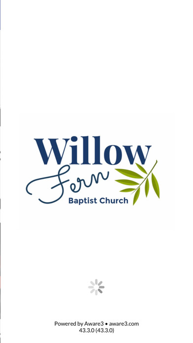 Emulate iPhone app Willow Fern Baptist Church using MyAndroid
