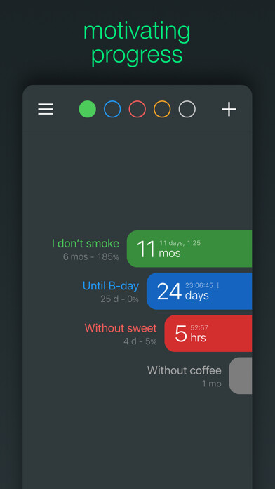 Emulate iPhone app WillPower - Habit Timer using MyAndroid Emulate iPhone app WillPower - Habit Timer using MyAndroid