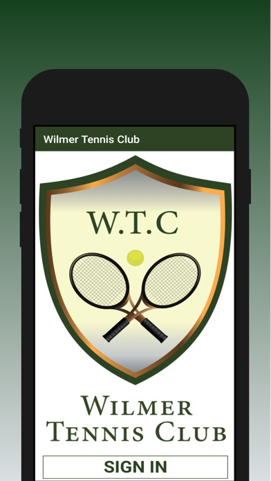 Emulate iPhone app Wilmer Tennis Club using MyAndroid