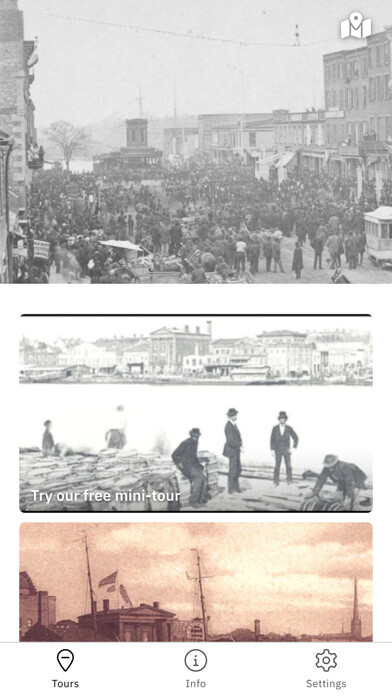 Emulate iPhone app Wilmington.tours using MyAndroid