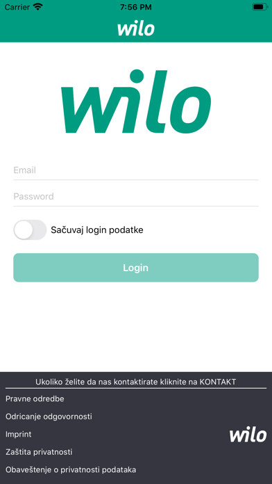 Emulate iPhone app Wilo Service using MyAndroid