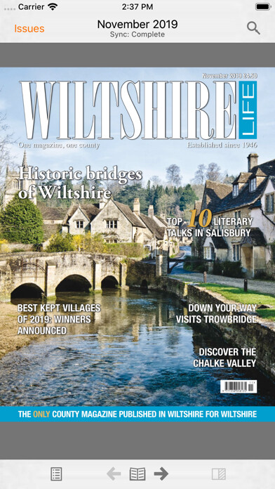 Emulate iPhone app Wiltshire Life using MyAndroid