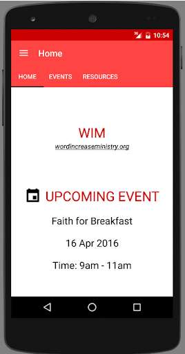 Emulate Android APK WIM (Voice of Faith)