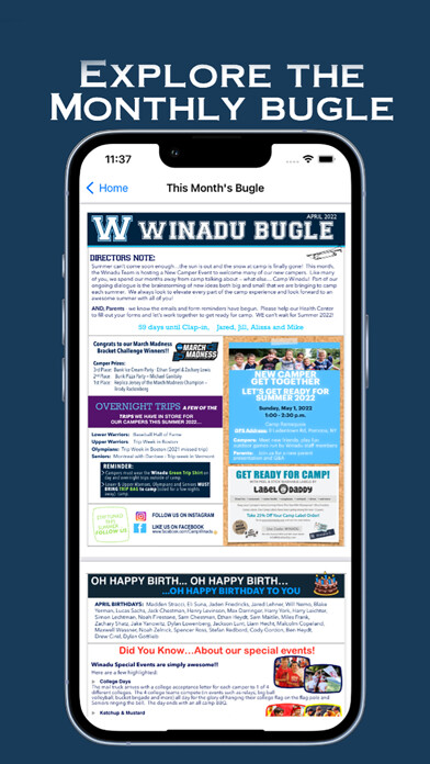Emulate iPhone app Winadu Bugle using MyAndroid