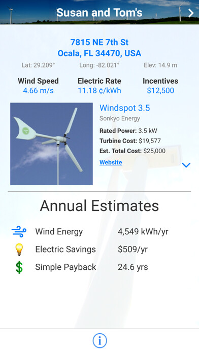 Emulate iPhone app WindApp - Evaluate your wind turbine energy using MyAndroid Emulate iPhone app WindApp - Evaluate your wind turbine energy using MyAndroid