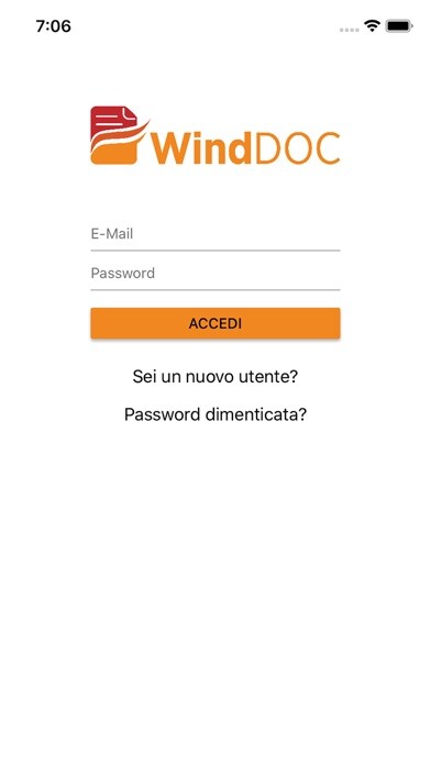 Emulate iPhone app WindDoc No-Profit : Soci using MyAndroid