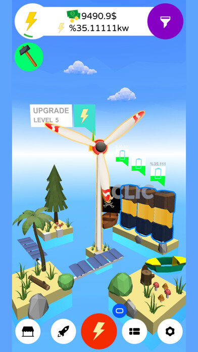 Emulate iPhone app Wind Inc - Electric Simulation using MyAndroid