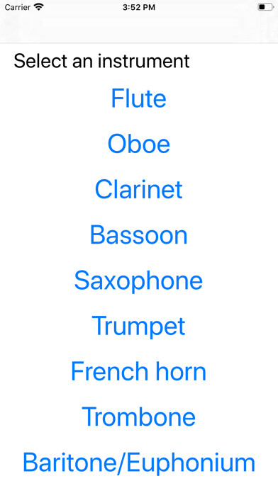 Emulate iPhone app Wind Instrument Fingerings using MyAndroid Emulate iPhone app Wind Instrument Fingerings using MyAndroid