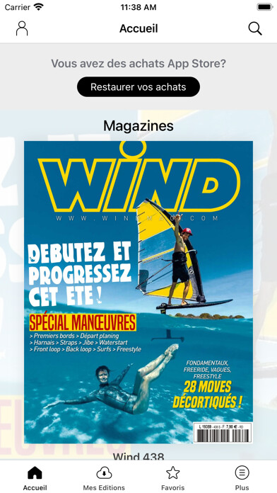 Emulate iPhone app Wind Magazine using MyAndroid Emulate iPhone app Wind Magazine using MyAndroid