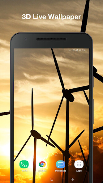 Emulate Android APK Windmills Live Wallpaper