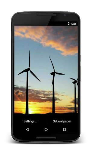 Emulate Android APK Windmills Video Live Wallpaper