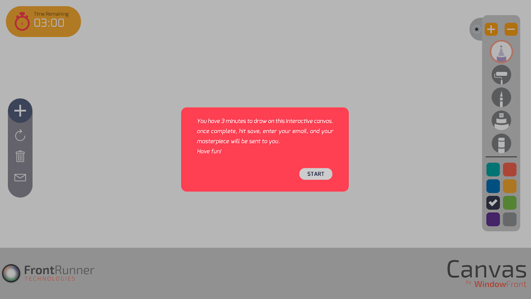 Emulate iPhone app WindowFront Canvas using MyAndroid