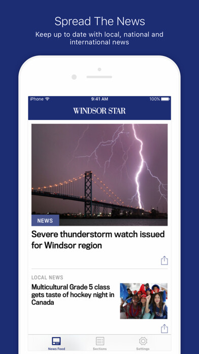 Emulate iPhone app Windsor Star using MyAndroid Emulate iPhone app Windsor Star using MyAndroid