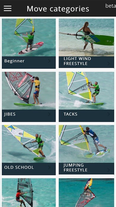 Emulate iPhone app Windsurfing Tricktionary using MyAndroid Emulate iPhone app Windsurfing Tricktionary using MyAndroid