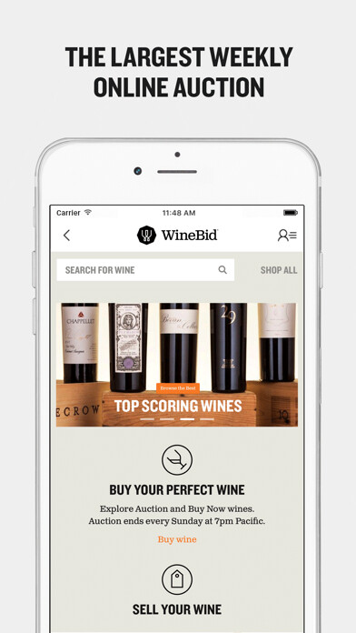 Emulate iPhone app WineBid using MyAndroid Emulate iPhone app WineBid using MyAndroid