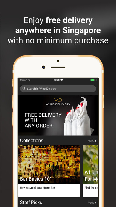 Emulate iPhone app Wine.Delivery using MyAndroid Emulate iPhone app Wine.Delivery using MyAndroid