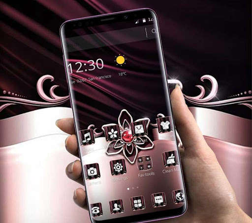 Emulate Android APK Wine Red Silk Business Theme