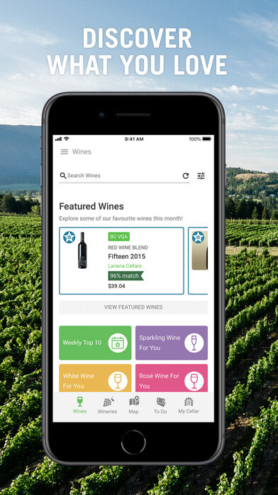 Emulate iPhone app Wines of BC Explorer using MyAndroid Emulate iPhone app Wines of BC Explorer using MyAndroid