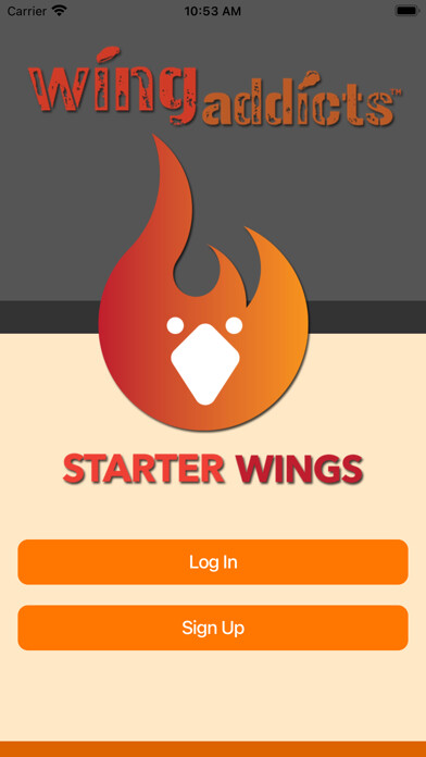 Emulate iPhone app WingAddicts - Starter Wings using MyAndroid Emulate iPhone app WingAddicts - Starter Wings using MyAndroid
