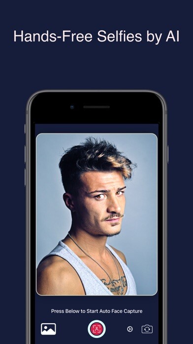 Emulate iPhone app Wingman Camera: Manly Selfies using MyAndroid