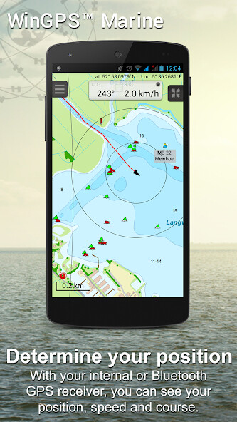 Emulate iPhone app WinGPS Marine using MyAndroid