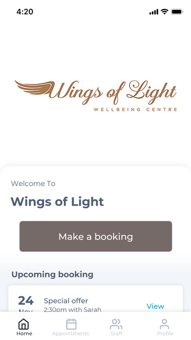 Emulate iPhone app Wings of Light using MyAndroid Emulate iPhone app Wings of Light using MyAndroid