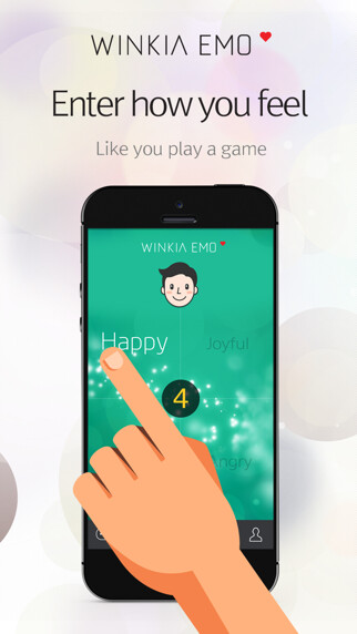 Emulate iPhone app WINKIA EMO (Mood, Emotion Diary) using MyAndroid Emulate iPhone app WINKIA EMO (Mood, Emotion Diary) using MyAndroid