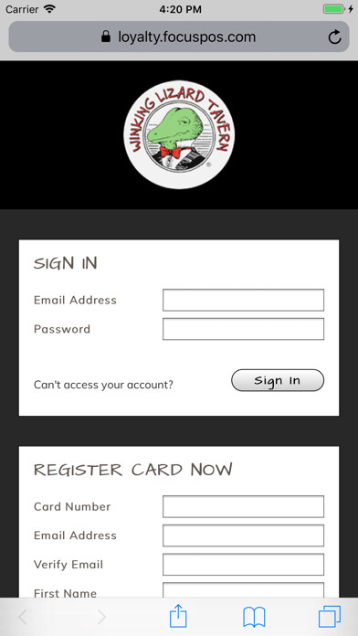 Emulate iPhone app Winking Lizard Tour using MyAndroid